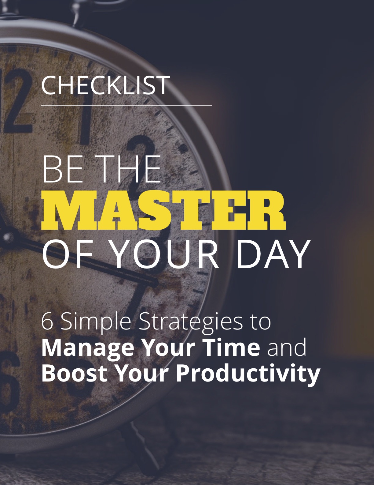 Mastering your time